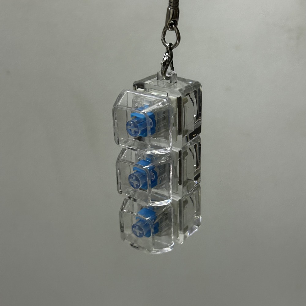 3/4 ปุ่มนิ้ว Keyboard Keycap บรรเทาความเครียด Fidget Keychain ปุ่มป้องกันความเครียดของเล่นสำหรับผู้ชายและผู้หญิง