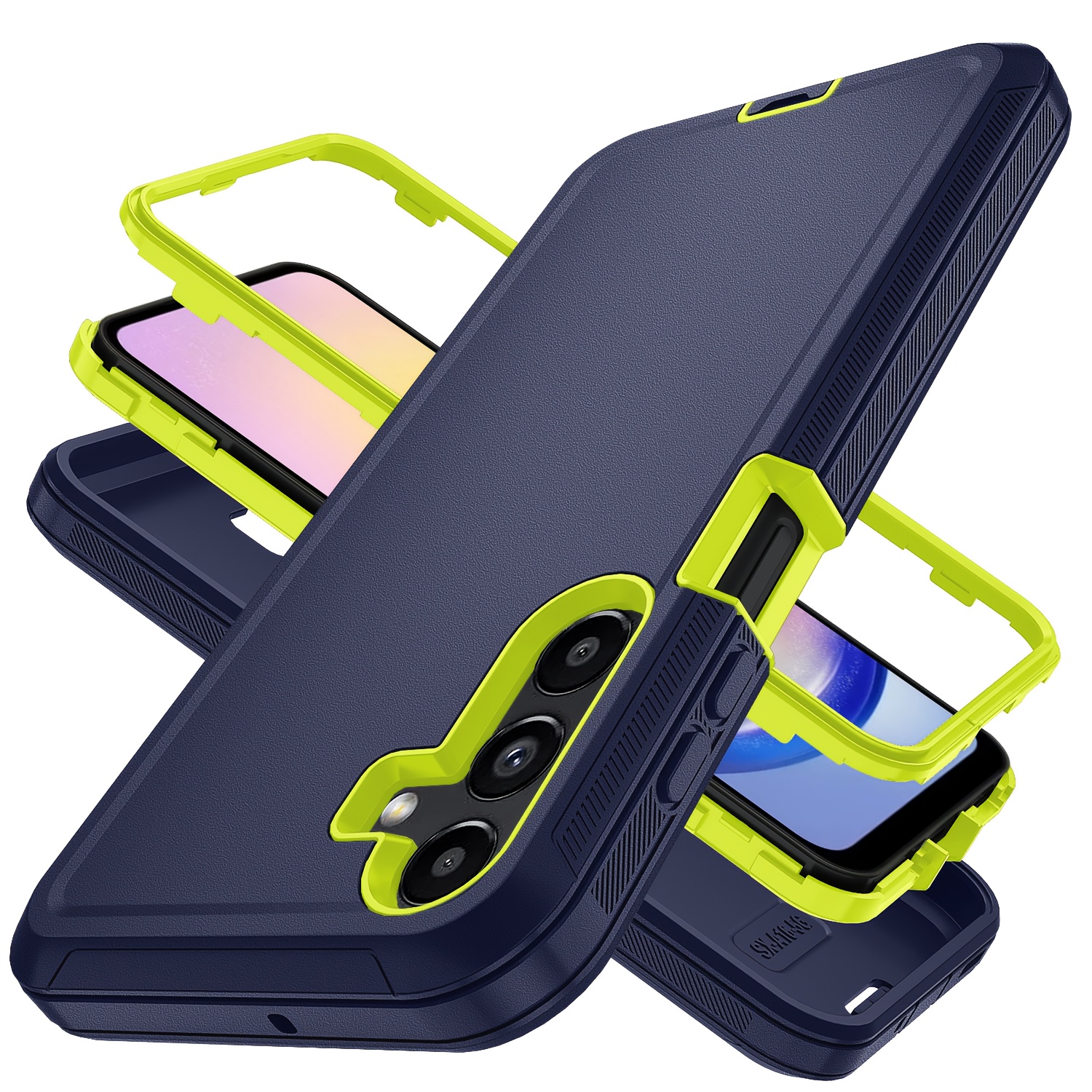 Ott Armor Box Shockproof Dustproof Cover for Samsung Galaxy A16 A06 A56 A36 A26 A13 A36 A35 A34 A14 A15 A55 A04S Rugged Case