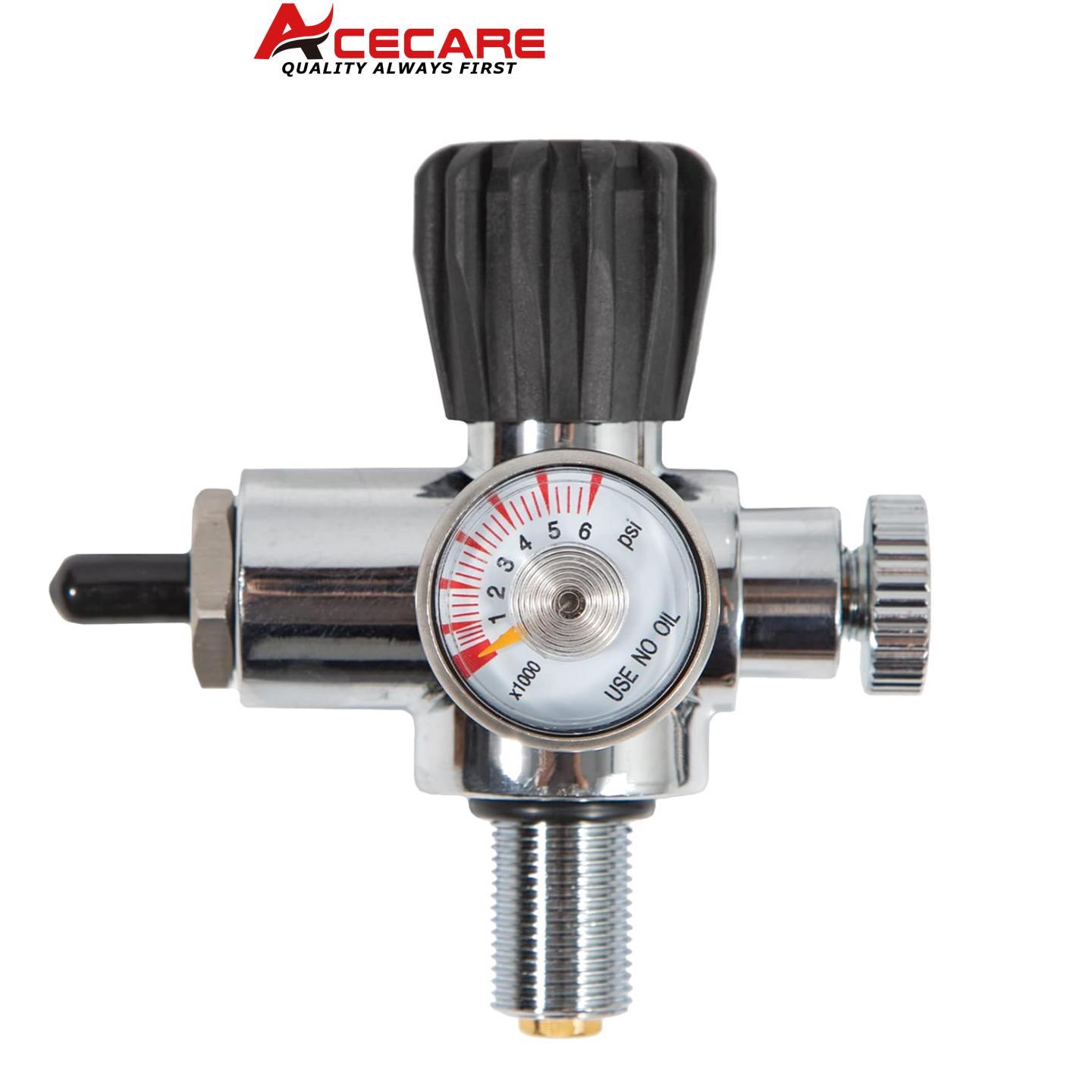 ACECARE-estación de llenado de válvula de alta presión, sistema de carga DIN, tanque de CO2 HPA, 300Bar, 4500PSI, 30Mpa