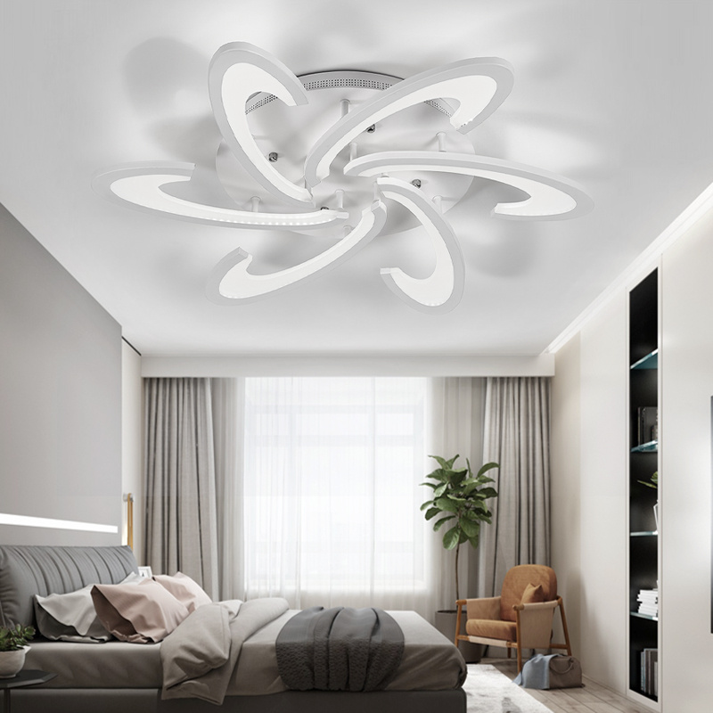 KOMORE lampu LED langit-langit hemat energi, desain khusus lampu LED, keren putih/peredupan Stepless untuk kantor, ruang keluarga, kamar tidur