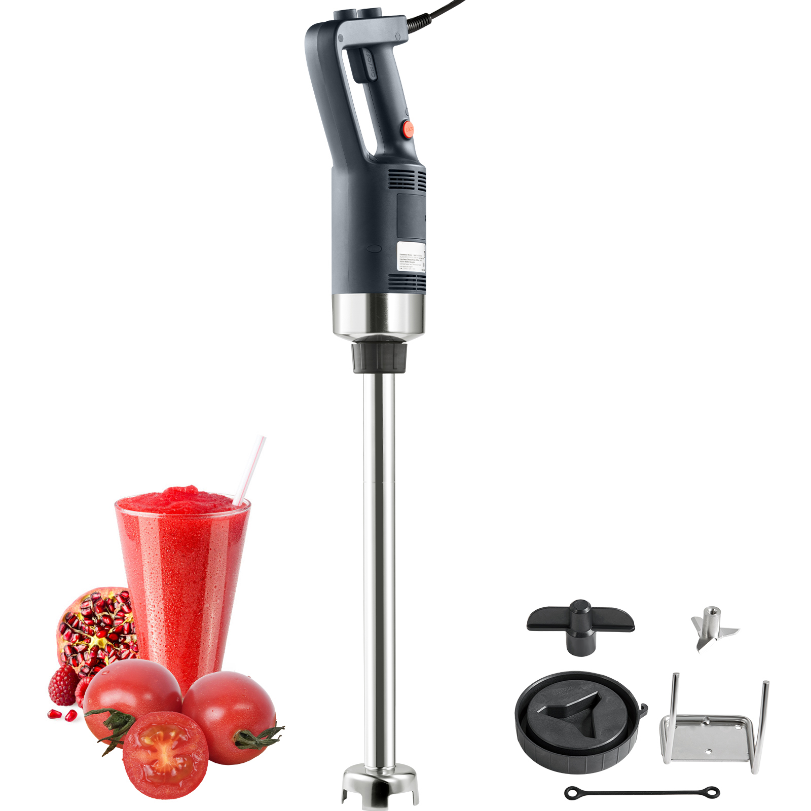 SucceBuy Commercial Immersion Blender 500 วัตต์ Heavy Duty Hand Mixer ความเร็วตัวแปร KITCHEN Stick Mixer พร้อมสแตนเลส 304