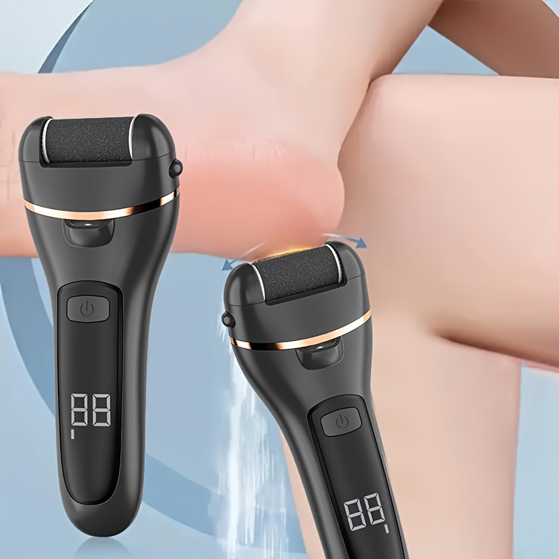 Akumulatorowa elektryczna szlifierka do stóp - Usuwacz odcisków zasilany przez USB z regulacją prędkości, do pedicure i pielęgnacji osobistej dla kobiet i mężczyzn