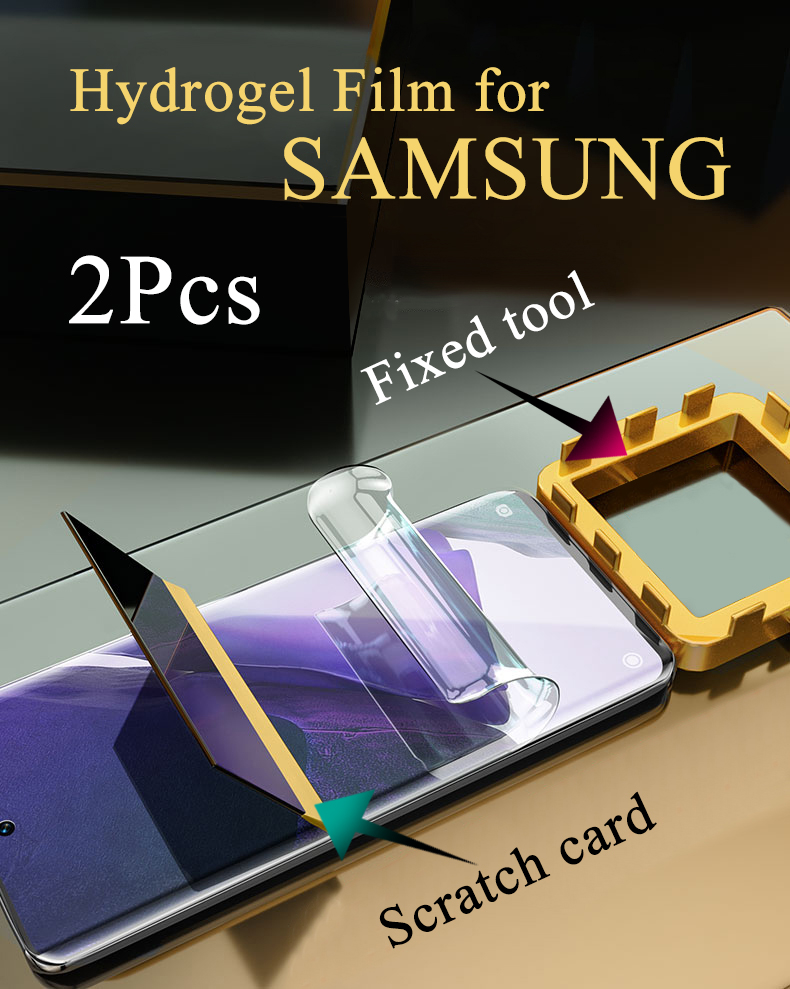 S23Ultra S22Ultra película de hidrogel suave para Samsung S20 S21 Ultra 20FE S21FE S10E S10 5G HD Protector de pantalla Galaxy Note20Ultra 10+