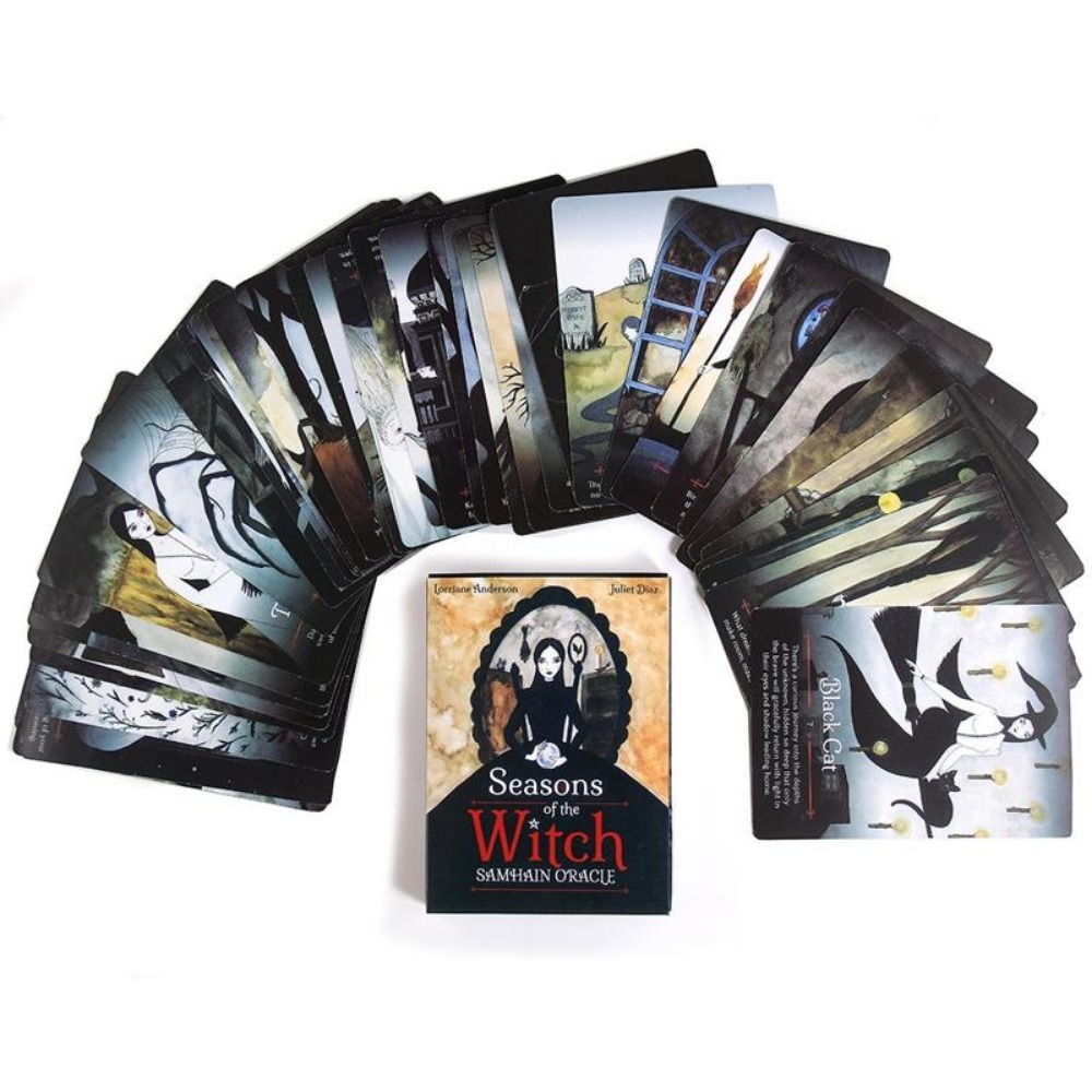 Stagioni della Strega: Samhain Oracle: Imbracatura il potere intuitivo della notte più magica dell'anno (serie di carte Oracle Rockpool)