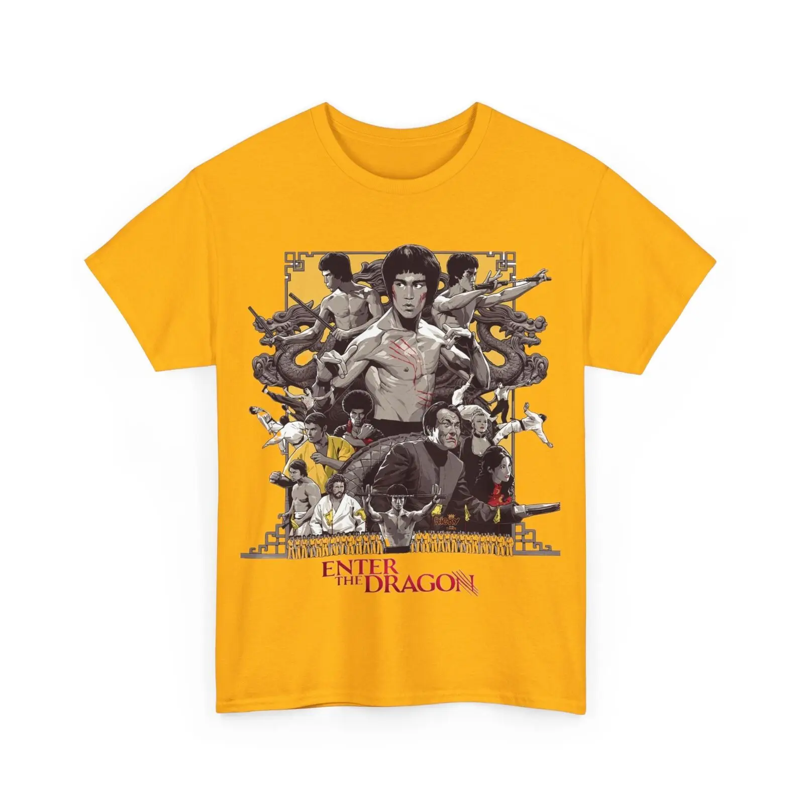Enter The Dragon Movie Camiseta unissex de algodão pesado