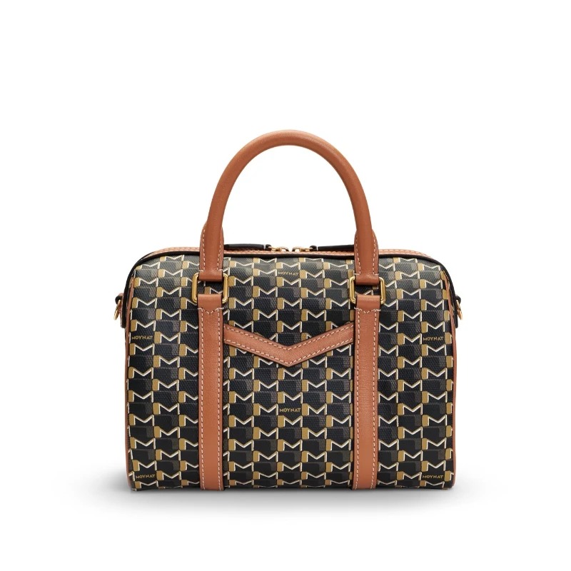 48h Mini Torba Podróżna Boston Damska Luksusowa Torebka z Monogramem Elegancka, Wygodna Torebka Klasyczna Torba na Ramię z Kontrastowymi Szwami