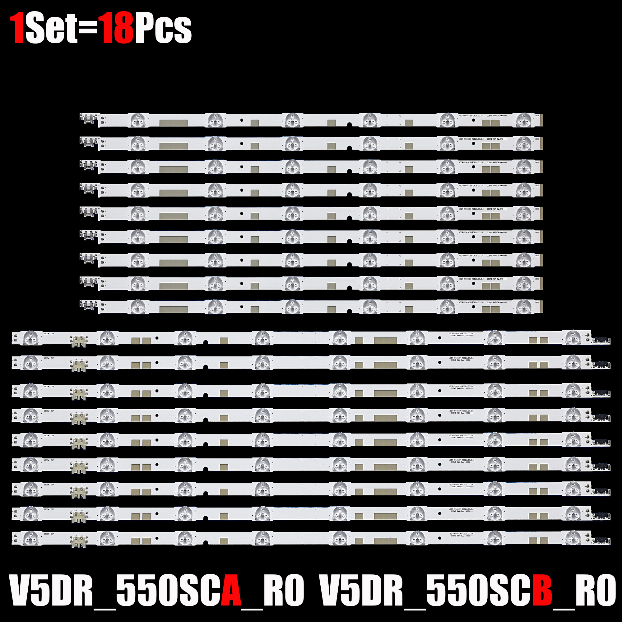 Светодиодная подсветка для UN55JS700DF UE55JU6800 UA55JS7200 UE55JU6800 UE55JU6850 V5DR_550SCA_R0 V5DR_550SCB_R0 BN96-38481A UA55JS7200