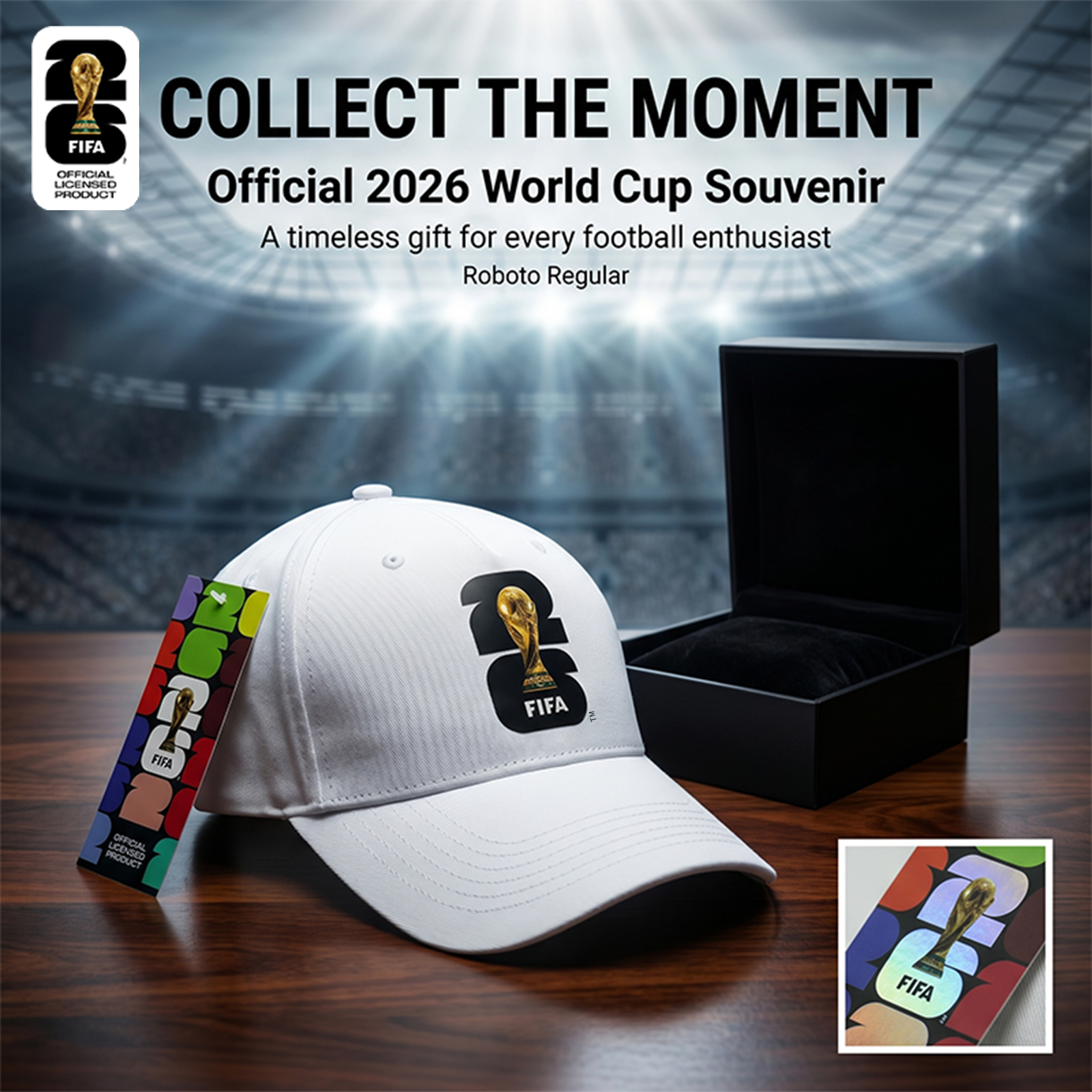 Oficjalna czapka baseballowa Mistrzostw Świata FIFA 2026, bawełniana, oddychająca czapka piłkarska unisex do sportów na świeżym powietrzu i na co dzień.