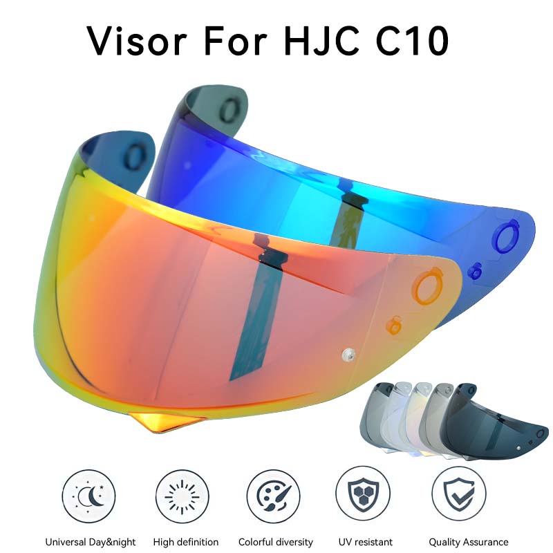 Motorcycle Helmet Visor Lens for HJC C10 Replace Anti-UV Anti-Scratch Dustproof Wind Shield Motorcycle Accessories