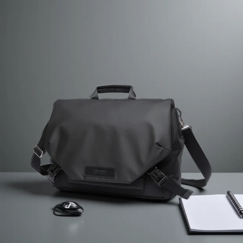 MATE ELAN waterdichte zakelijke heren messengertas, multifunctionele laptoptas, casual crossbodytas met grote capaciteit voor heren