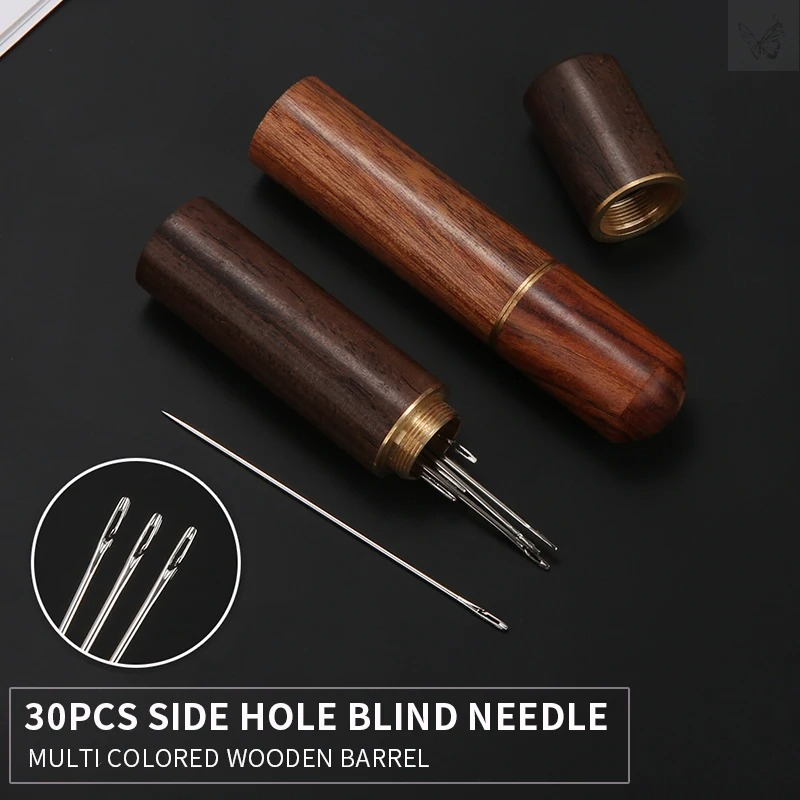 1/25/30개입 사이드홀 블라인드 바늘 스테인리스 스틸 노인용 바늘 손바느질 스티칭 핀 DIY 가정용 자가입실바늘