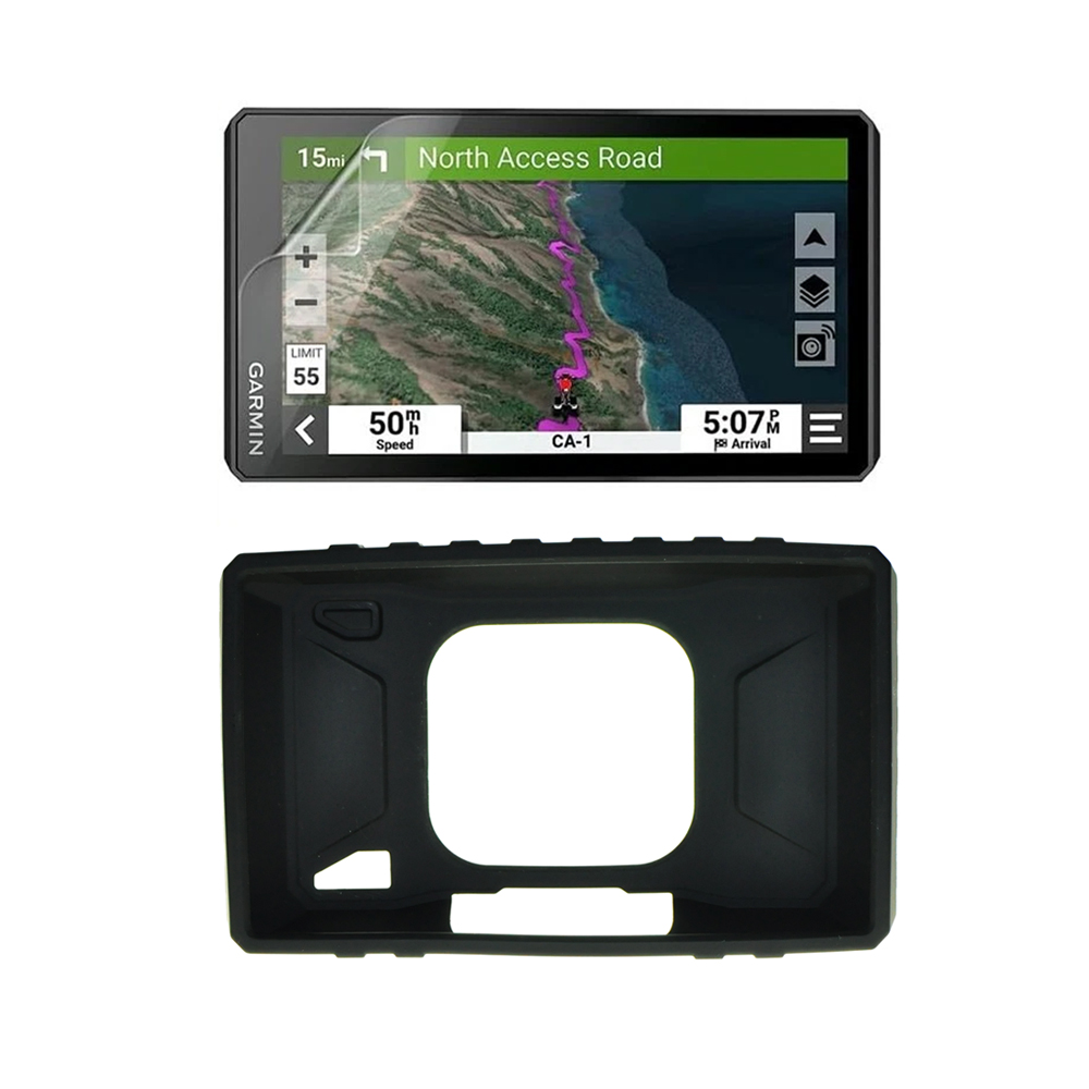 Osłona ekranu LCD Folia ochronna + silikonowe etui ochronne do Garmin ZUMO XT2 6-calowy motocykl GPS Akcesoria