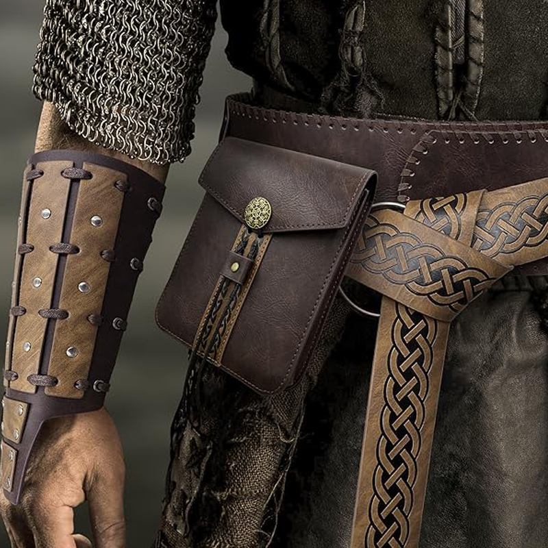 Bolsa para cinturón, bolso renacentista, bolsa para cinturón de cuero medieval, accesorios Ren Faire, bolsa para cinturón pequeño, bolsa para teléfono móvil, cinturón renacentista