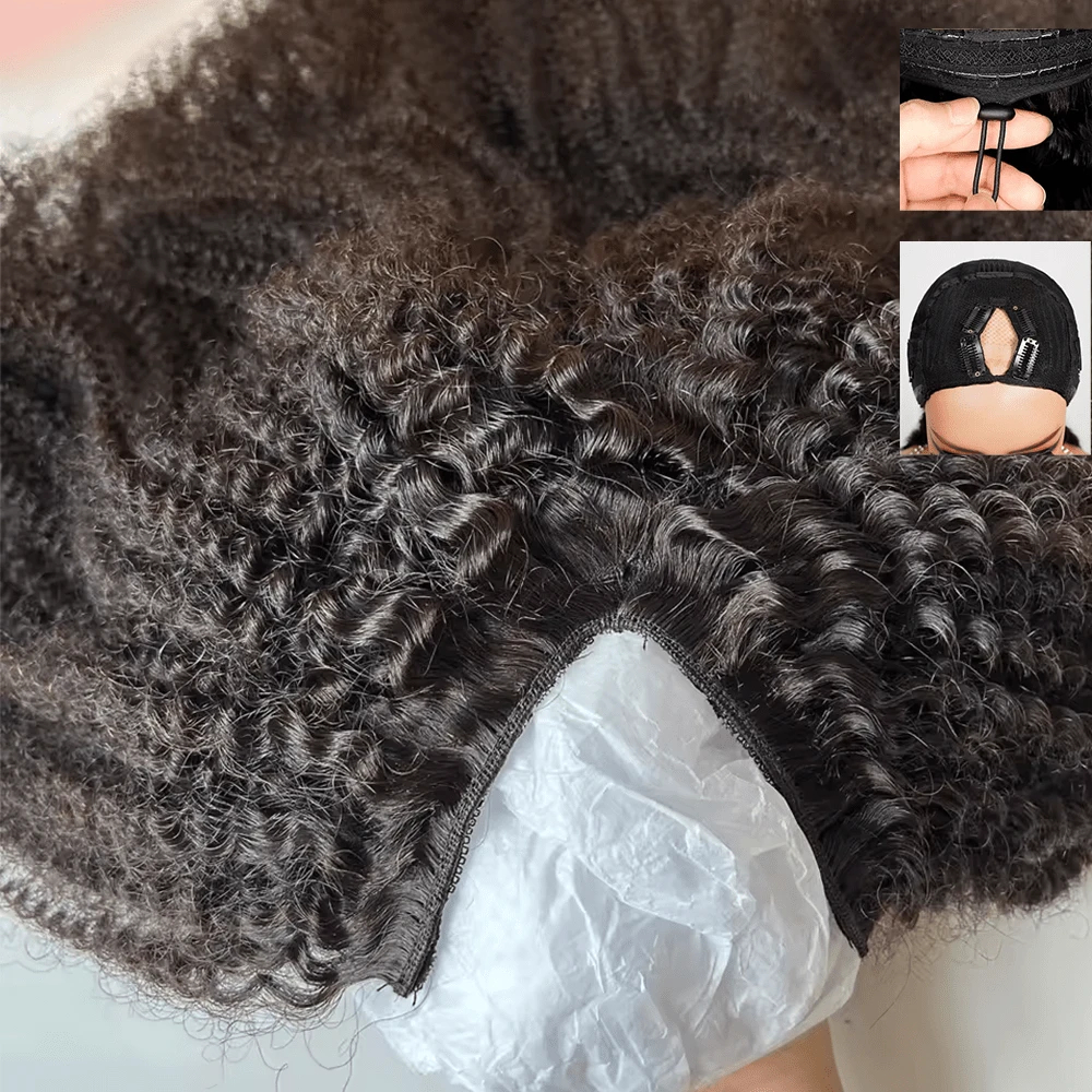 Peruca Smilegirl 30 36 Polegadas Cacheada V Part, Cabelo Humano Brasileiro Ondulado Profundo, Perucas de Cabelo Humano para Mulheres, Densidade 250%, Peruca V Part Ondulada com Efeito Água