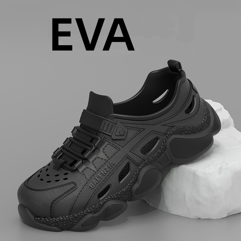Summer Men's Super Light Sandals Waterproof Sneakers Slip On EVA Thick Sole Slides Fishing Driving Outdoor Jogging Flat Shoes