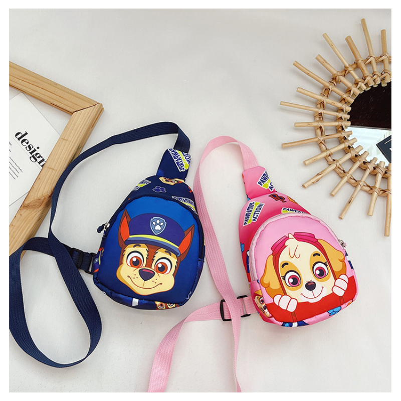 Weihnachten Neue kinder Cartoon Wangwang Team Kleine Schulter Tasche Druck Heraus Rucksack Casual Cartoon kinder Brust Tasche