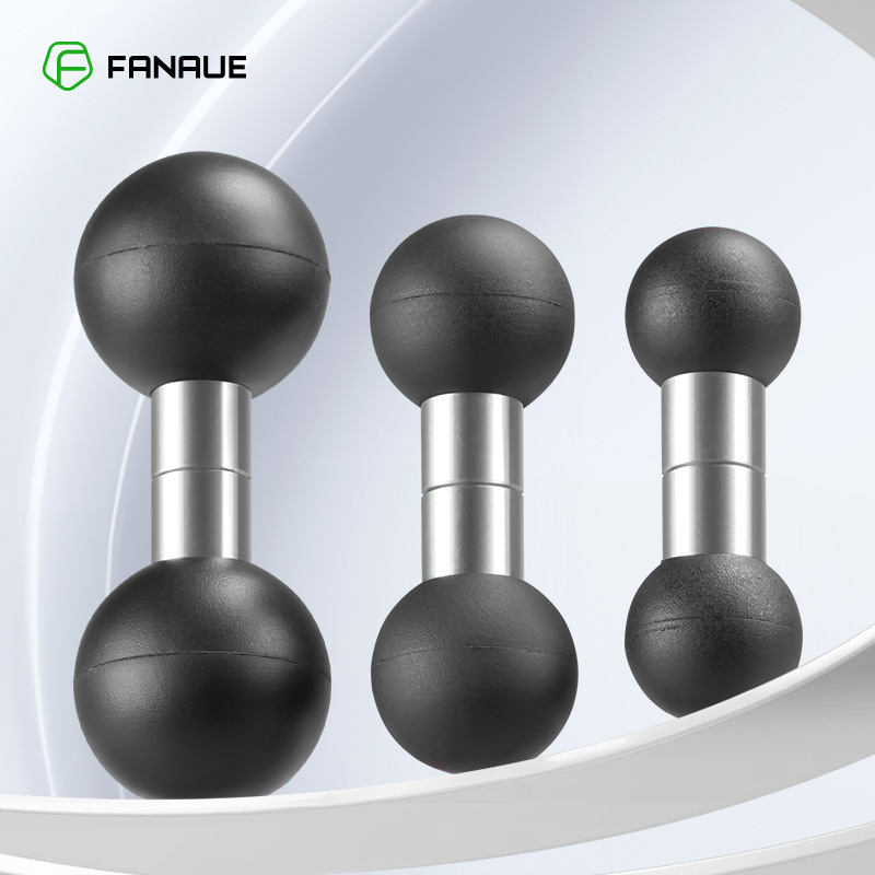 FANAUE Podwójny adapter do mocowania kulowego 1 cal do 25 mm/17 mm/20 mm Kompozytowa przedłużka kulowa do mocowania ramy Podwójne ramię gniazdowe Accessroeies