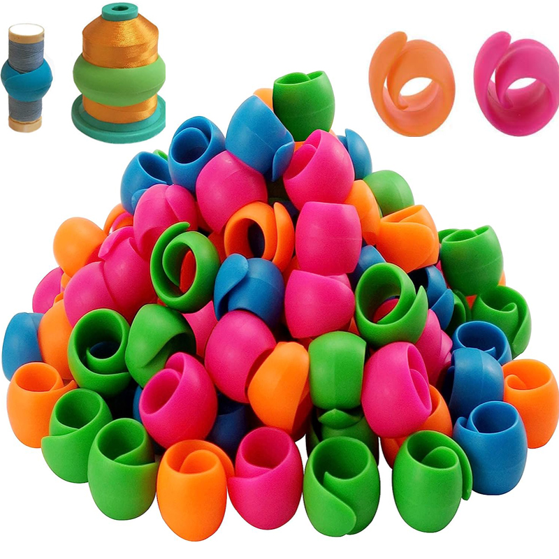 5/10/20 pçs suportes de linha de bobina de costura huggers grampos de bobina para máquina de costura bobina pequenos clipes acessórios
