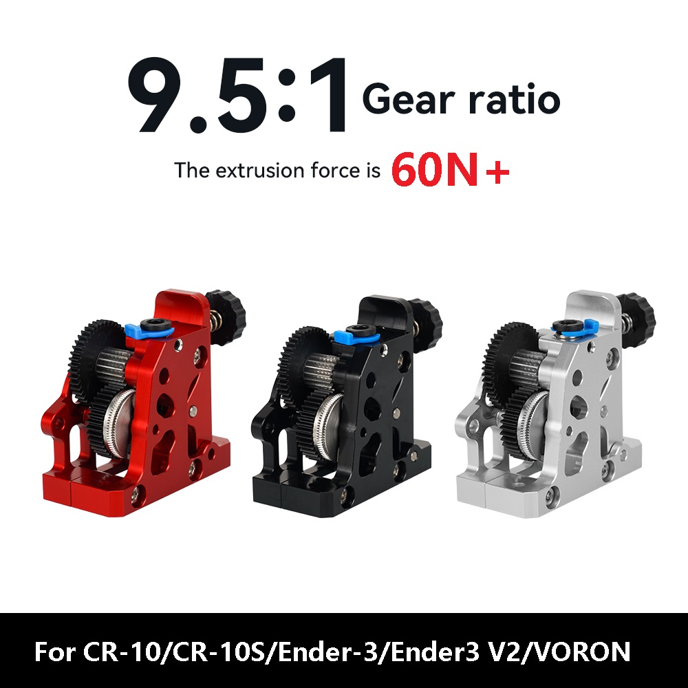 HGX-LITE-Extruder Podwójna przekładnia wytłaczarki z twardą stalową przekładnią redukcyjną Silnik o dużej prędkości Części do drukarek 3D do CR10 CR 10S Ender3 V2 VORON