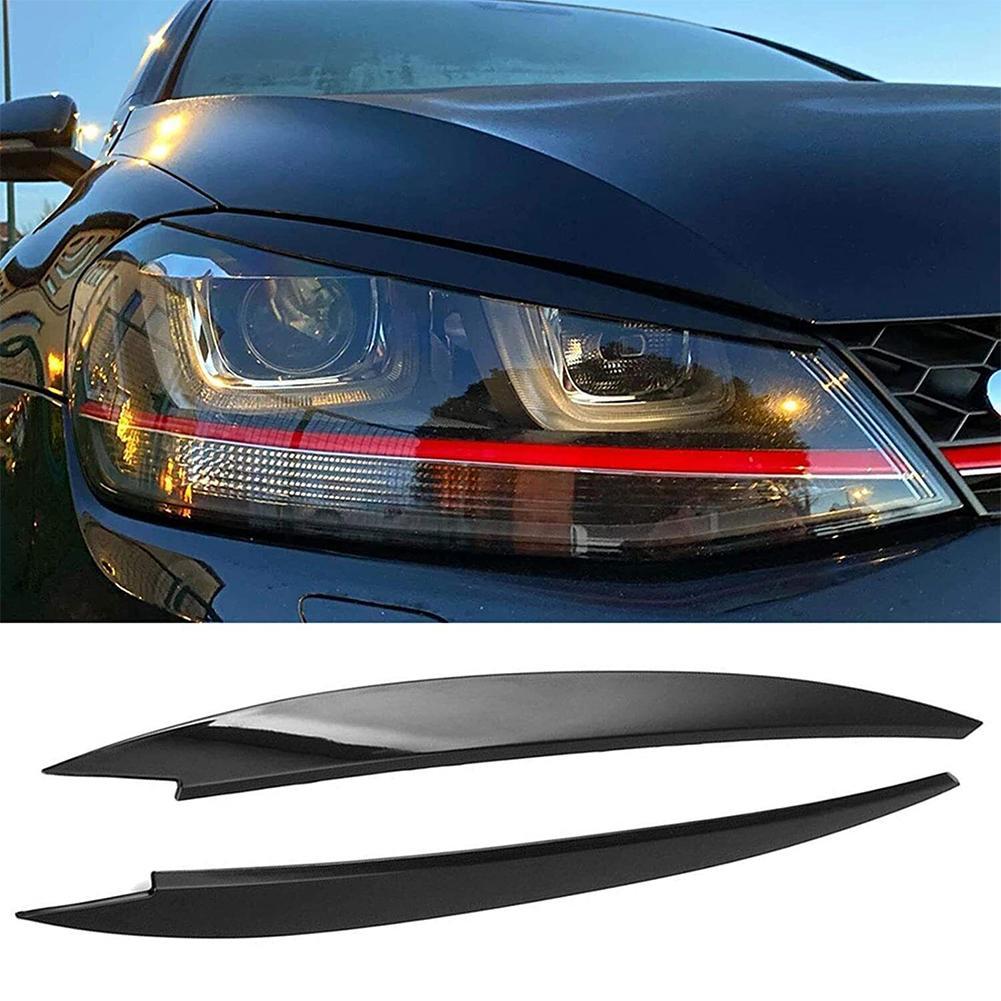 Накладка на крышку для фар автомобиля, брови и век для VOLKSWAGEN VW Golf 7 7,5 VII GTD R MK7 MK7.5 2013-2019, привлекательные наклейки