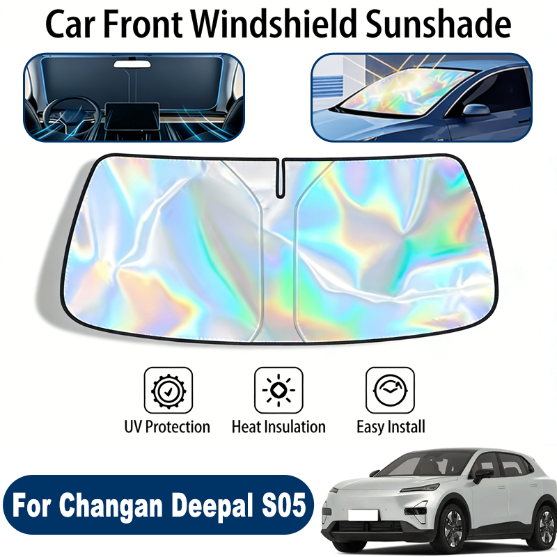 Parasol para parabrisas para Changan Deepal S05, cubierta plegable reflectante UV para ventana delantera, accesorios de protección solar