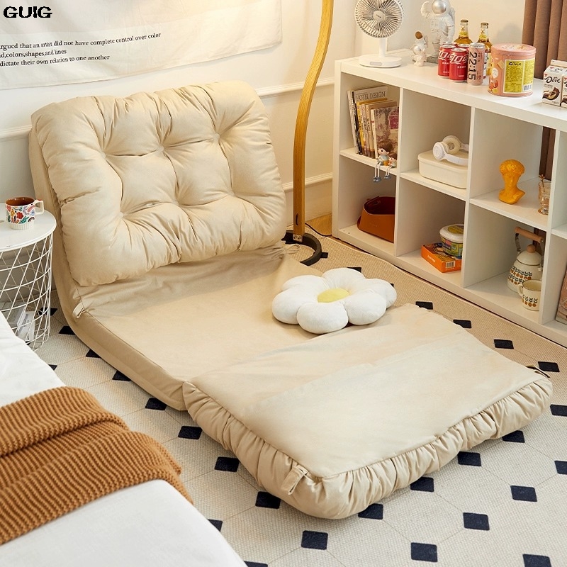 Sofá GUIG puede tumbarse y dormir en la cama, silla con respaldo ajustable, dormitorio, balcón, Tatami doble, sofá cama plegable, novedad