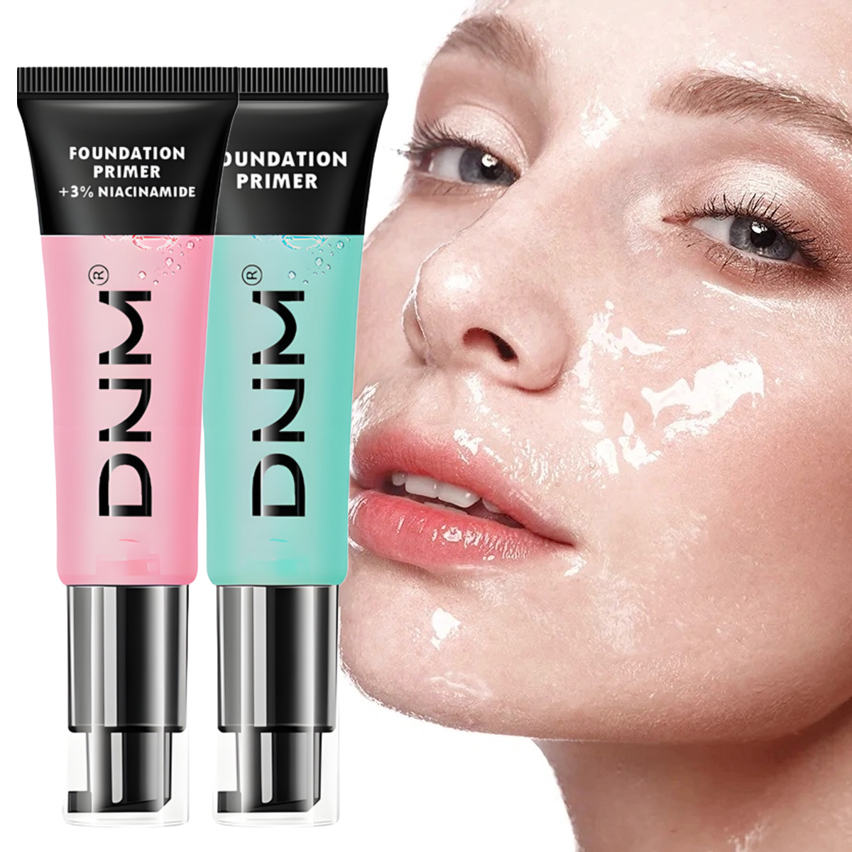 Priming Gel Hydraterende Poriënverfijning Formule voor een soepele make-uptoepassing Voorkomt poeder van het aansteken of in de poriën te stellen