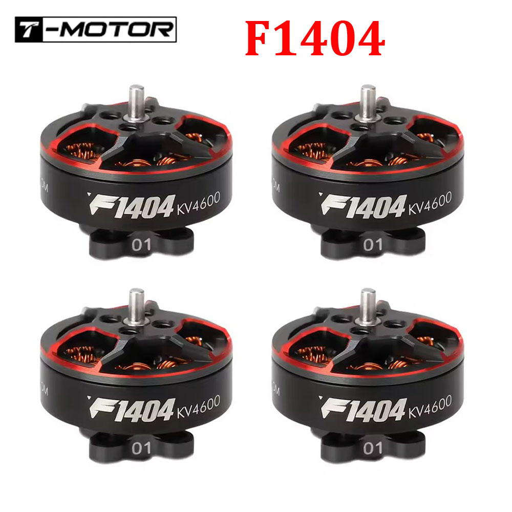 T-Motor F1404 1404 2900 3800 4600KV 3-4S Lipo FPV borstelloze motor 1,5 mm as 2,5-4 inch Cinewhoop Dutcted RC Racing Drones