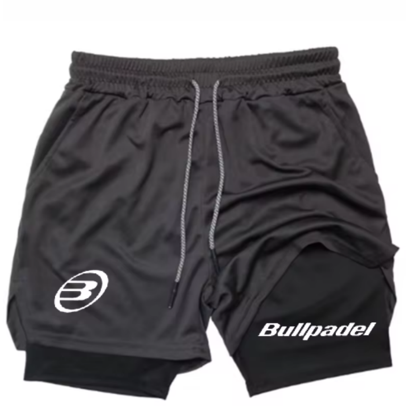 Shorts esportivos de padel masculino, shorts de tênis respiráveis, calças de badminton de secagem rápida, roupas esportivas de corrida ao ar livre, verão, novo