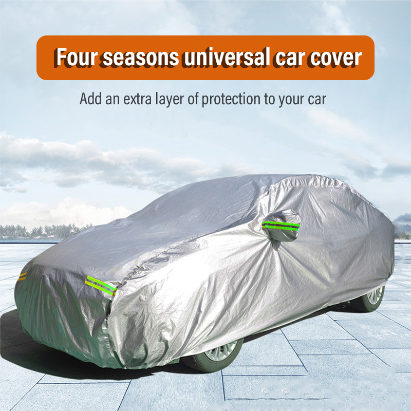 1pcs Car Cover Outdoor Protection Full Cover Anti-Deciduous Bird Droppings Sunshade Dustproof Protection Cover Auto Parts