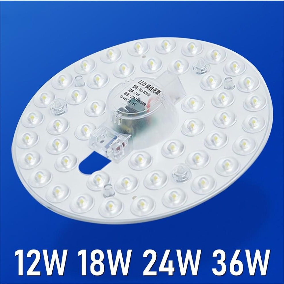 Светодиодная кольцевая панель 12W 18W 24W 36W, энергосберегающий круглый потолочный светильник, модуль LED-панели для домашнего освещения