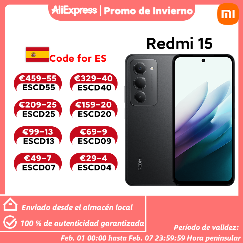 【Brand+】Redmi 15 Global Version Smartphone 6.9 cala 50MP aparat 7000mAh bateria 33W szybkie ładowanie IP64 Snapdragon ®   Platforma Mobilna 685