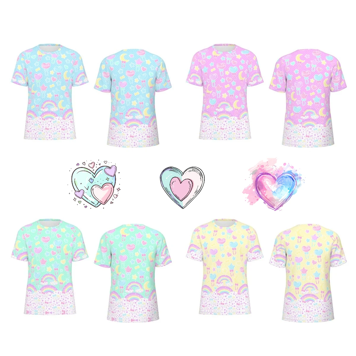 Zomermode Nieuwe Stijl Schattig T-shirt in meisjesstijl Kinderfeestoutfit Losse Plus-size Korte mouwen Volwassen Y2K Casual Mooie top