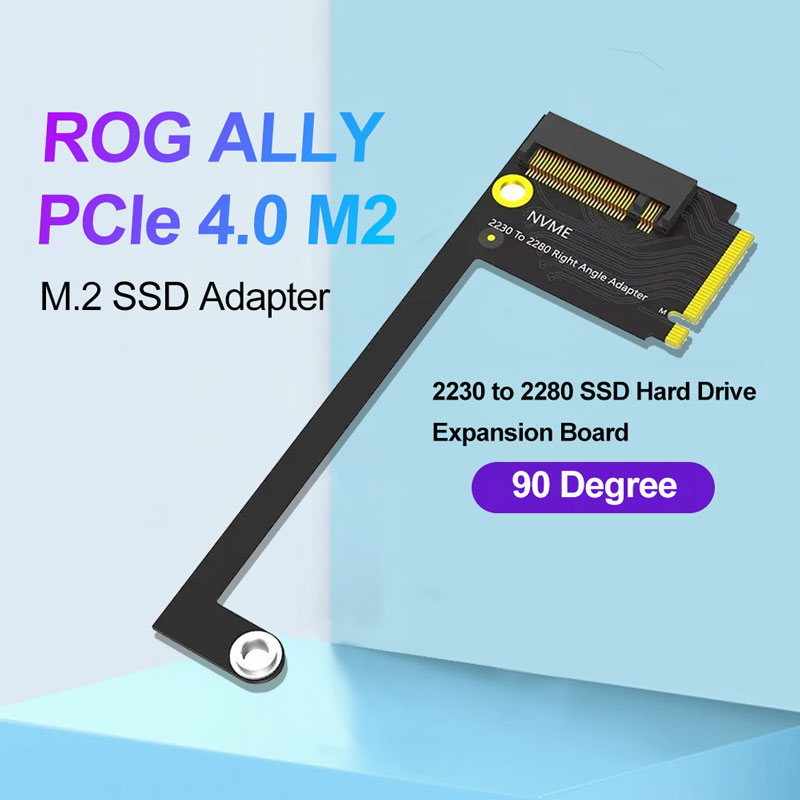 Voor Rog Ally Handheld Conversie 2230 naar 2280 SSD Harde Schijf Uitbreidingskaart NVME M-Key M.2 PCIE 4.0 Adapter