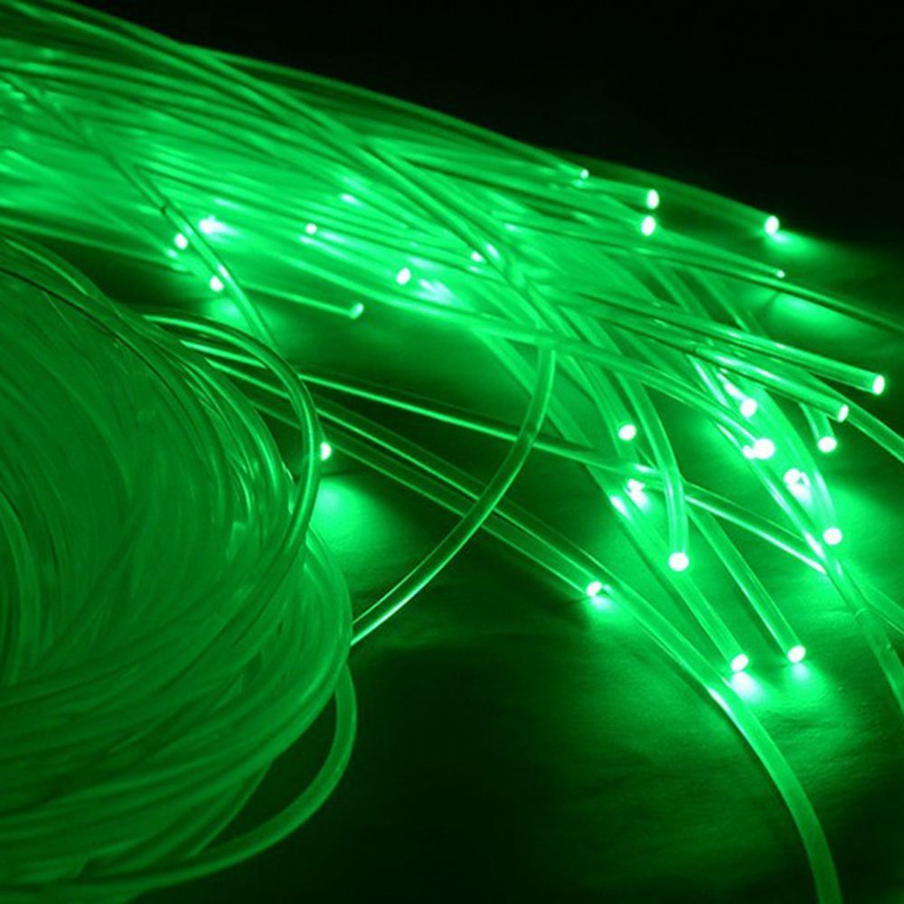 Câble à fibre optique en plastique, 0.75mm/1mm, 50m x 0.75mm, lumière LED PMMA, clair, bricolage pour plafonnier LED, ciel étoilé