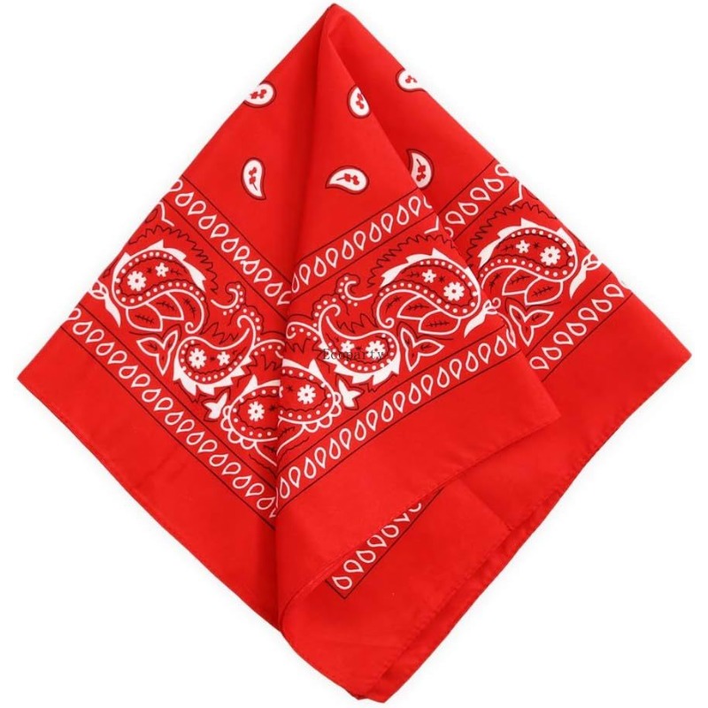 Faixa de cabeça grande bandana resistente - lenços bandanas para homens e mulheres - pacote de bandana paisley - fantasia de lenço de cowboy