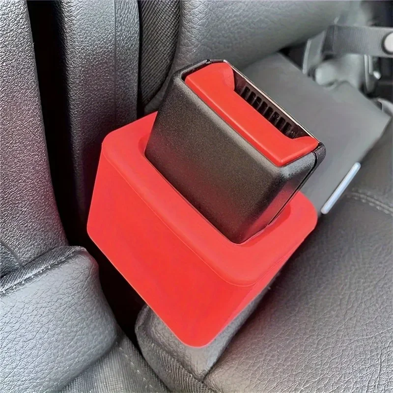 Retentor universal de fivela de cinto de segurança de silicone macio - reforço seguro e confortável para todos os veículos