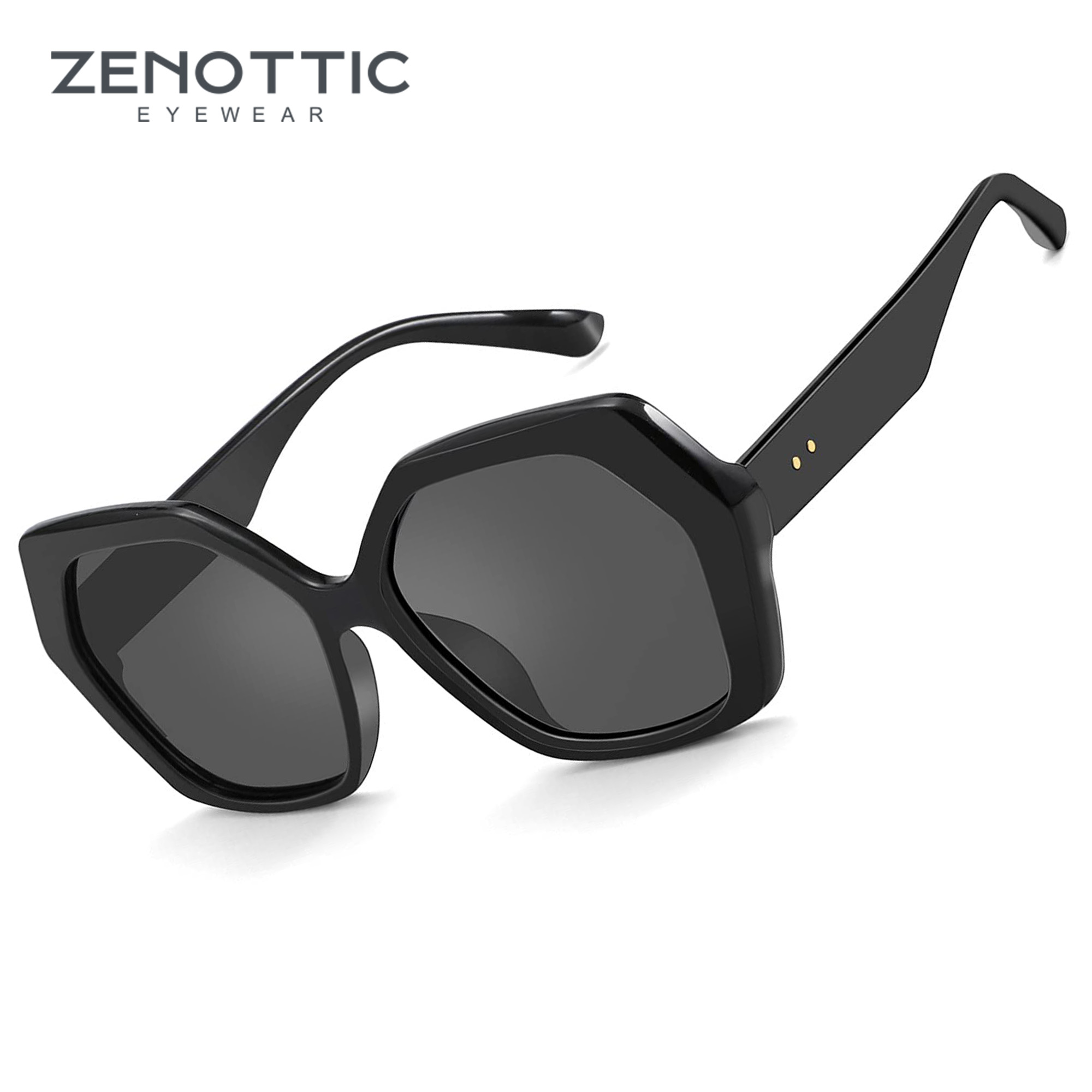 ZENOTTIC-gafas de sol de mariposa para mujer, lentes de sol grandes con diseño a la moda, Uv400, para viaje, de gran tamaño