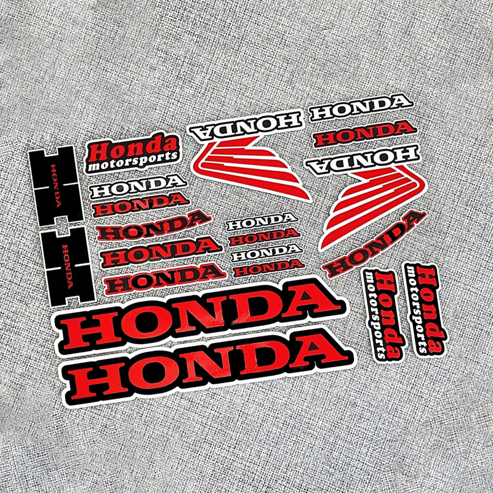 Carro motocicleta honda adesivos logotipo capacete da bicicleta decalque cb650r cbr força pcx 125 x adv 350 750 nc750x cb500x hornet 600 sombra