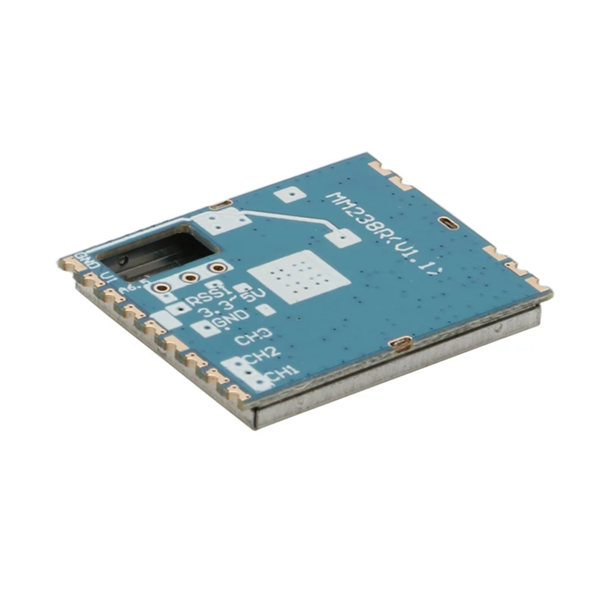 Transmissão de imagem sem fio Open Source Receiving Module, RSSI Output, 3.3-5V Receiver, atualizado, RX5808, 5.8G, 0.7-2.2V, 1Pc