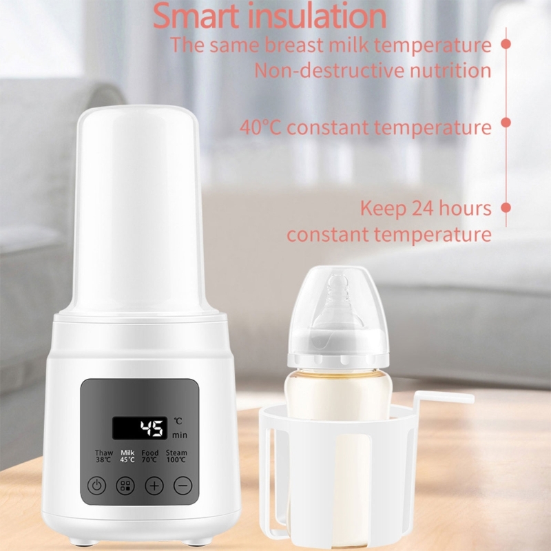 Calentador botella leche Control temperatura Pantalla digital para leche fórmula