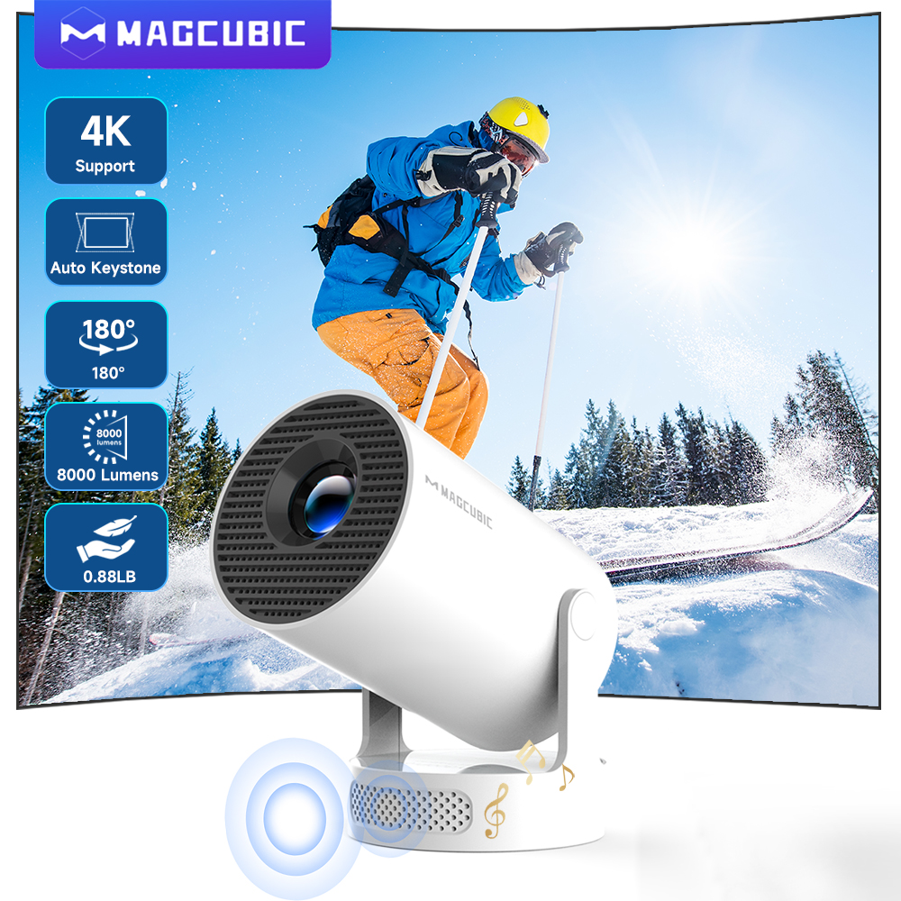 Projektor Magcubic HY300 PRO + 4K Android 11 Dual Wifi6 Allwinner H713 BT5.4 1080P 1280*720P Kino Domowe Projektor Zewnętrzny