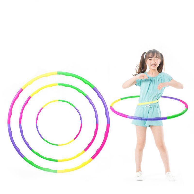 Brinquedo giratório de cintura infantil, círculo de exercício destacável ao ar livre, equipamento fitness, ginástica de plástico, equipamento de treinamento fitness