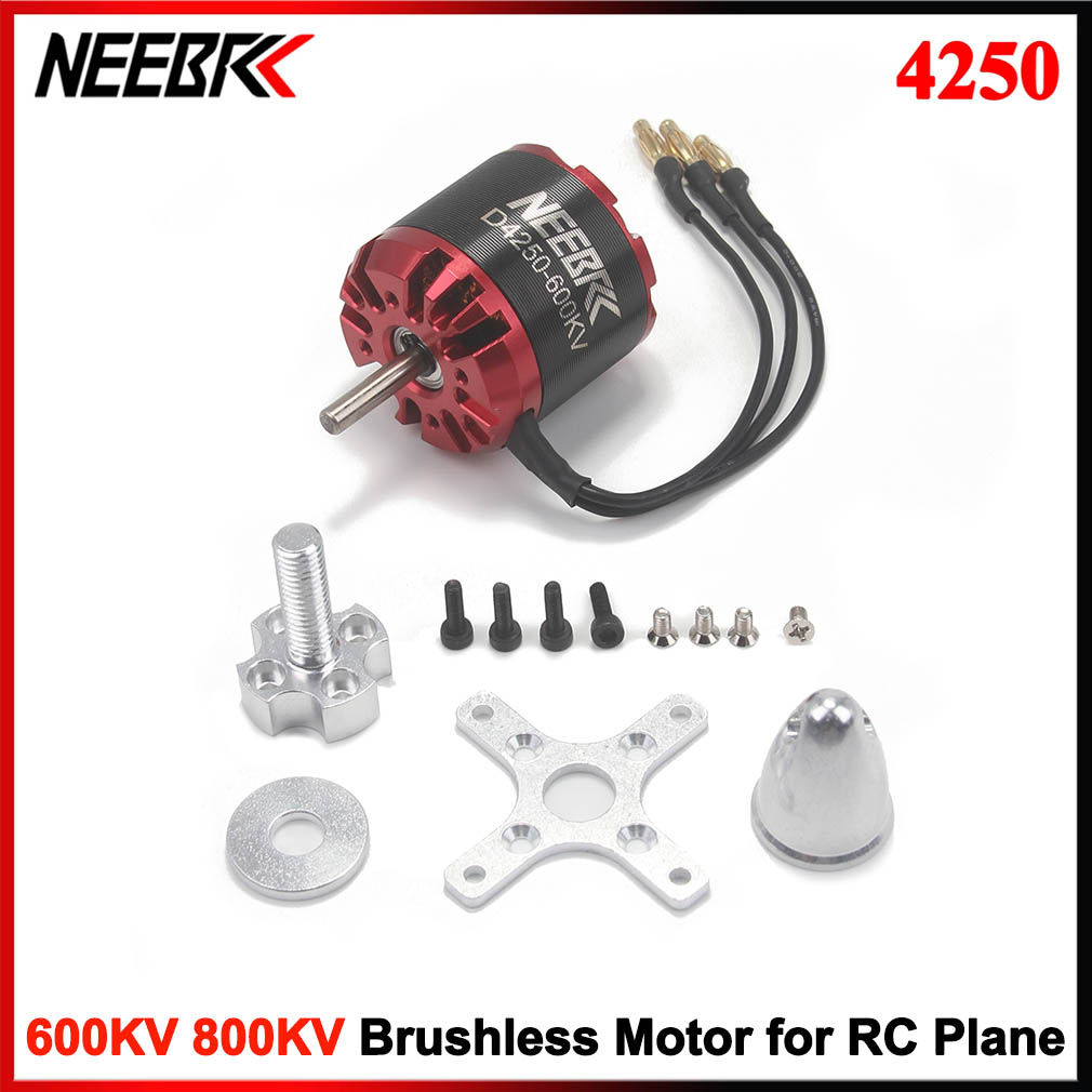 มอเตอร์ไร้แปรงถ่าน NEEBRC 4250 600KV 800KV Outrunner 3-7S สำหรับโดรน RC FPV แบบปีกตรึง มัลติคอปเตอร์ ควอดคอปเตอร์ เฮลิคอปเตอร์ เครื่องบิน