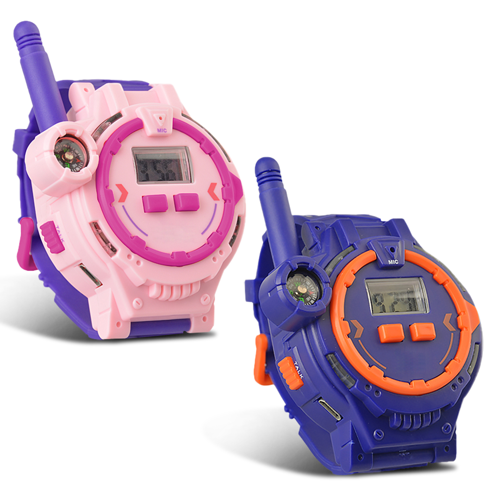 เด็ก Walkie Talkie นาฬิกาสไตล์ Walky Talky ชาร์จ Walkie-Talkie Two Way Walkie-Talkie สําหรับ Boys & Girls ชาร์จ Walky