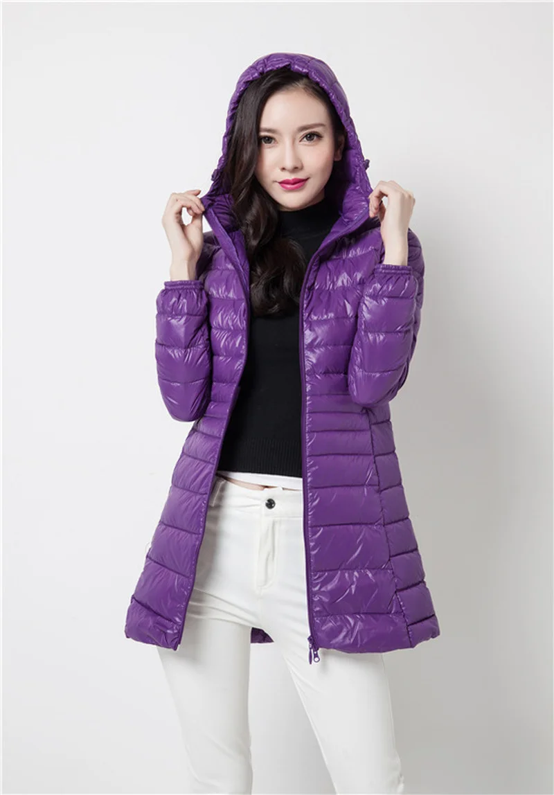 Frauen Frühling/Herbst ultraleichte Stepp jacke 2022 neue Frau wasser-und wind abweisende große Frauen Hoodies Mantel