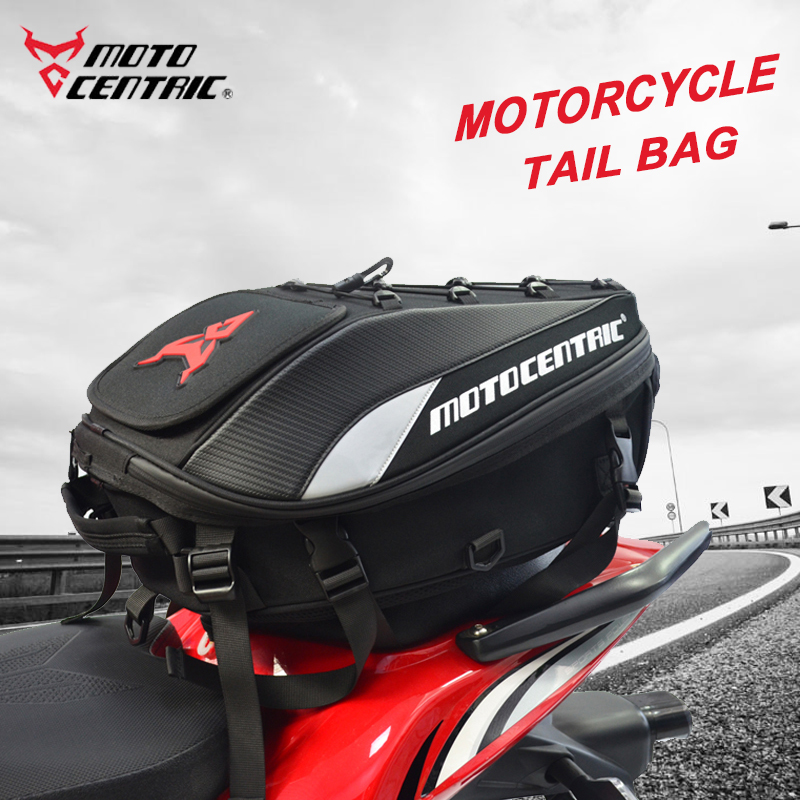 MOTOCENTRIC-Sacs de siège arrière de moto, sac de queue étanche, sac de siège arrière multifonctionnel, sac de casque de vélo de course, sac à dos de motocycliste