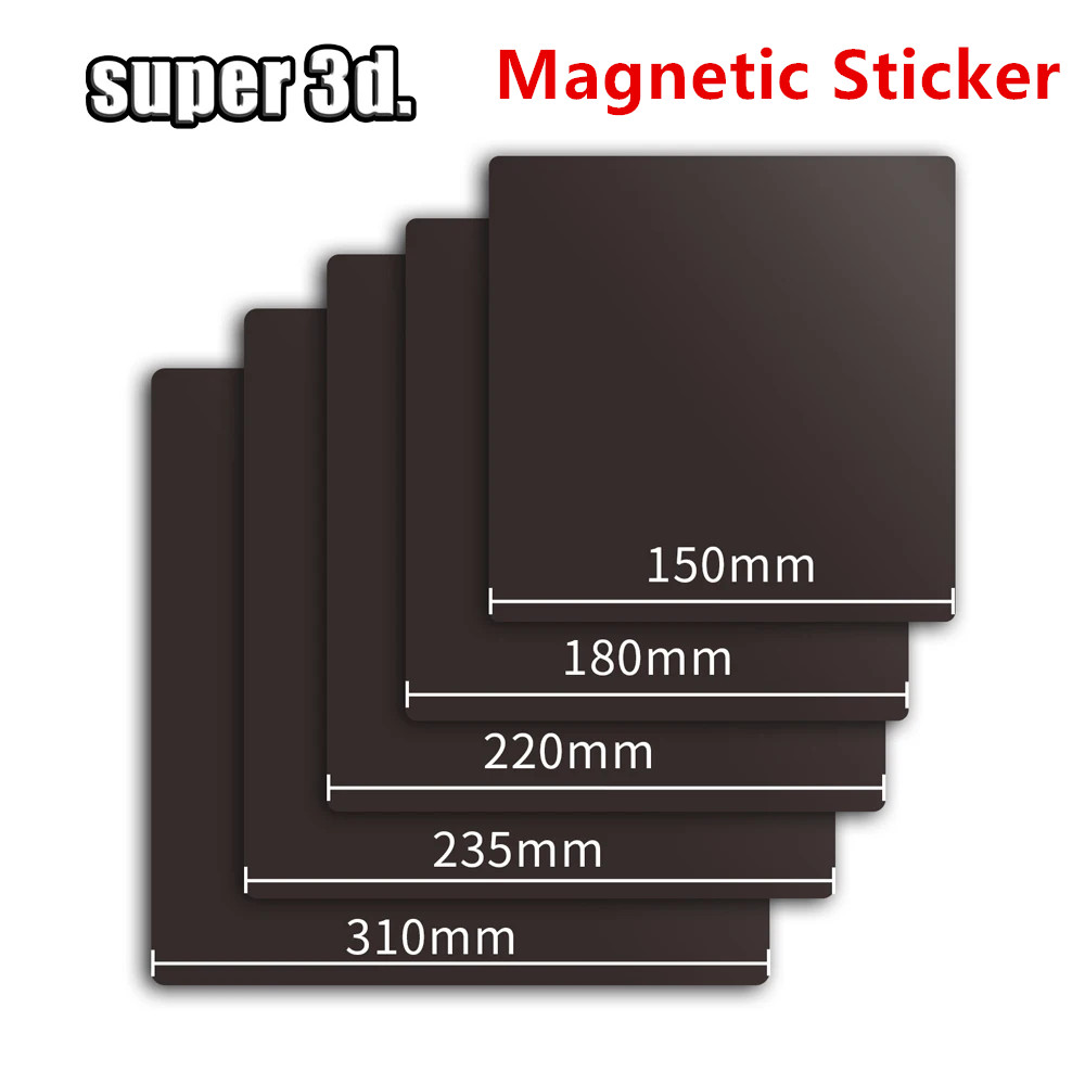 Magnetyczna naklejka Ender 3 V3 SE z klejem 3M, 235/310/350mm, taśma do podstawy drukarki 3D MK3S, płyta robocza do Creality K1 Max