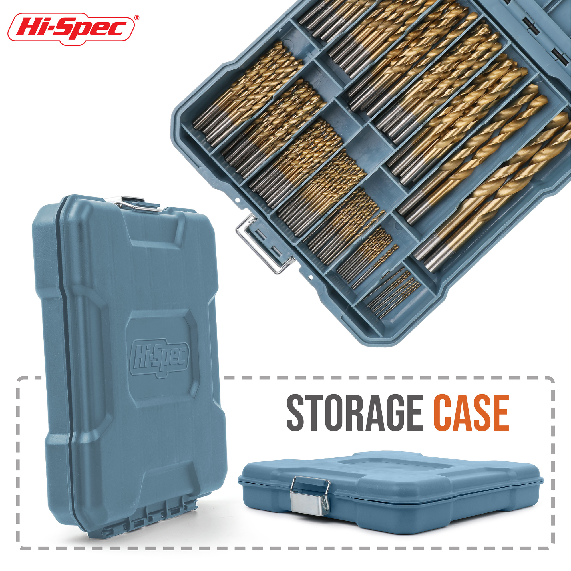 Drill Bit Empty Box Storage Nail Drill Plastic Box Container Nail Case Cutter Organizer Case Nail Drill Bit Accessorie Tool