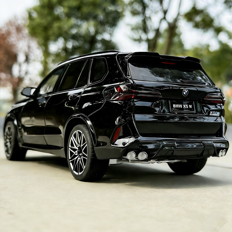1:24 BMW X5M X5 SUV Legierung Automodell Druckguss Metall Geländewagen Automodell Hochdetailliert mit Sound und Licht Kinderspielzeug Geschenk